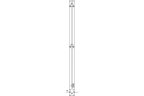 Электрический полотенцесушитель Primoclima Sol Q E Graphite 120*6 2