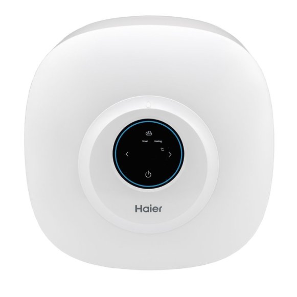 Накопительный электрический водонагреватель Haier ES30V-EQ1 над раковиной