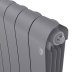 Биметаллический радиатор отопления Royal Thermo Infinity 500 4 секции Silver Satin