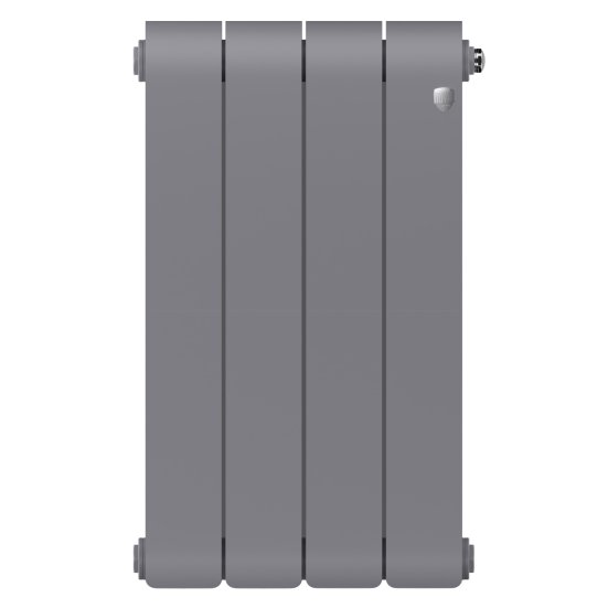 Биметаллический радиатор отопления Royal Thermo Infinity 500 4 секции Silver Satin