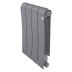 Биметаллический радиатор отопления Royal Thermo Infinity 500 4 секции Silver Satin
