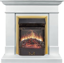 Каминокомплект Royal Flame California STD SFT с очагом Majestic FX M Brass белый (разборный)