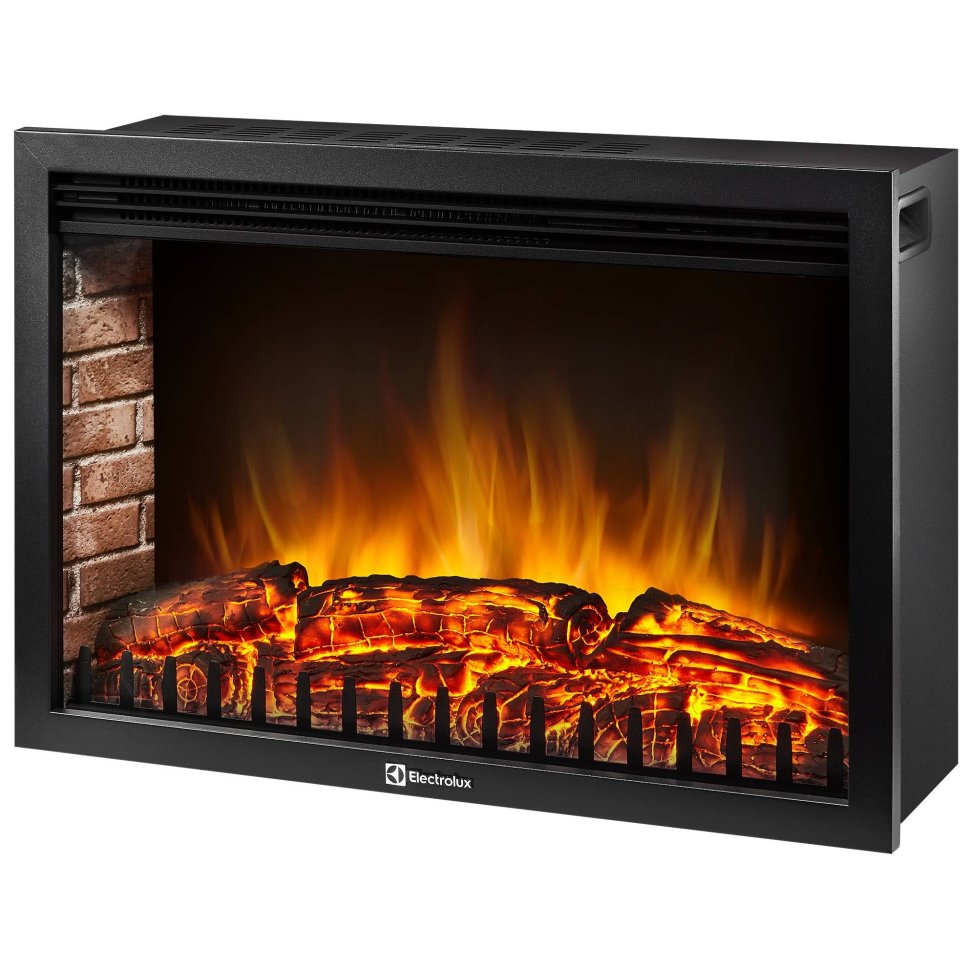Каминокомплект Firelight Bricks 30 с очагом Electrolux EFP/P-3020LS камень белый/белая эмаль