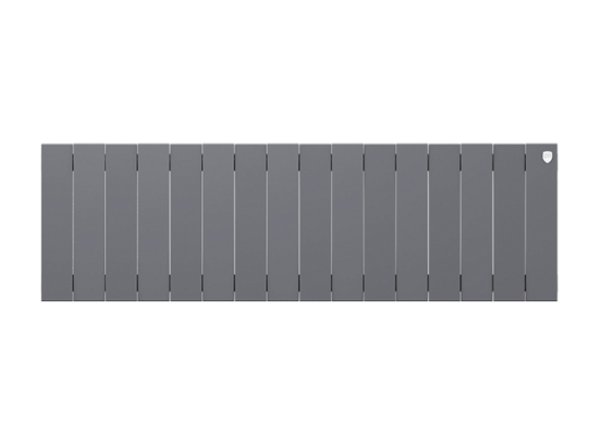 Биметаллический радиатор отопления Royal Thermo PianoForte 300 16 секций Silver Satin